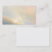 Regenbogen geistige lightworker Yoga-Visitenkarten Visitenkarte (Vorne/Hinten)