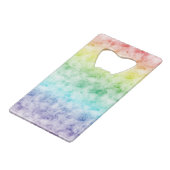 Regenbogen Geldbeutel Flaschenöffner (Rückseite Schrägansicht)