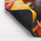 Regenbogen Gemüse Frische Gartenernte Mousepad (Ecke)
