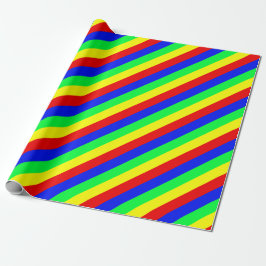 Regenbogen gemustert geschenkpapier