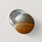 Regenbogen Genesis Schrift Bibelvers Button (Vorne & Hinten)