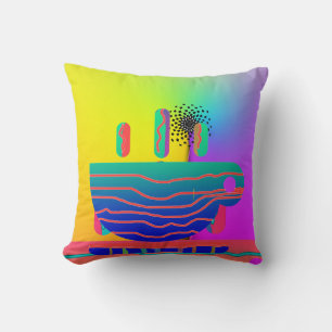 Regenbogen Geo Kaffeetassen Kissen