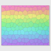 Regenbogen-Geometrie-Geschenkpapier Geschenkpapier (Flach)