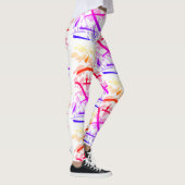 Regenbogen geometrisch - leggings (Rechts)