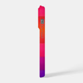 Regenbogen Geometrisches Abstrakte Farbverlauf Des iPhone Hülle (Linke Seite)