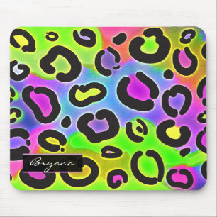 Regenbogen Gepard Leopard Computer-Mauspad Mousepad