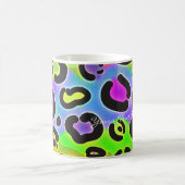 Regenbogen Gepard Leopard Farbe Glamour Kaffeetass Kaffeetasse (Mittel)