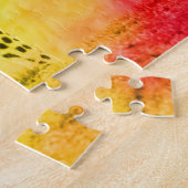 Regenbogen-Gepard Puzzle (Seite)