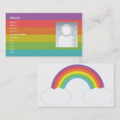 Regenbogen - Geschäft Visitenkarte (Vorne/Hinten)