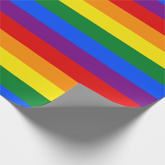 Regenbogen-Geschenk-Packpapier Geschenkpapier (Ecke)