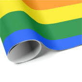 Regenbogen-Geschenk-Packpapier Geschenkpapier (Rolleneckpunkt)