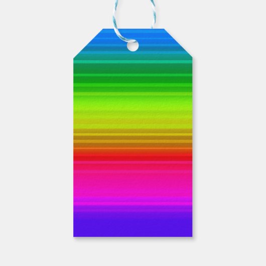 Regenbogen Geschenkanhänger (Rückseite)