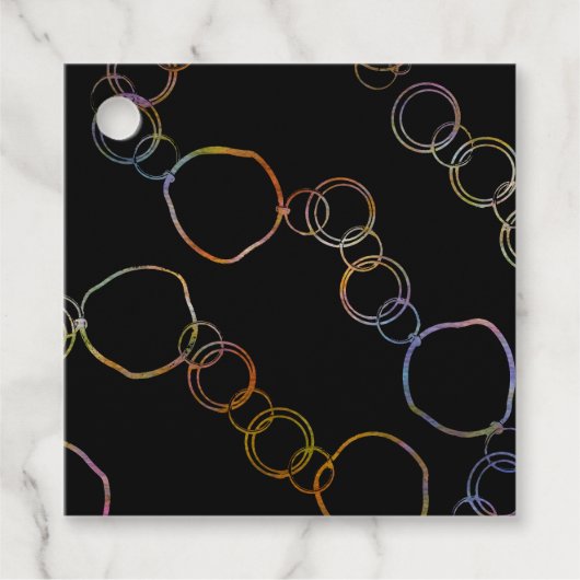 Regenbogen Geschenkanhänger (Vorderseite)