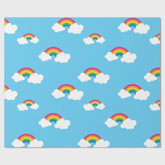 Regenbogen Geschenkpapier (Flach)