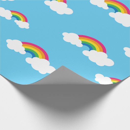 Regenbogen Geschenkpapier (Ecke)