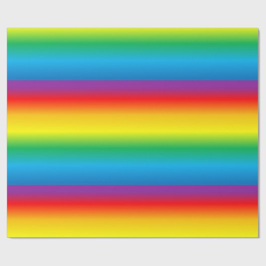 Regenbogen Geschenkpapier (Flach)