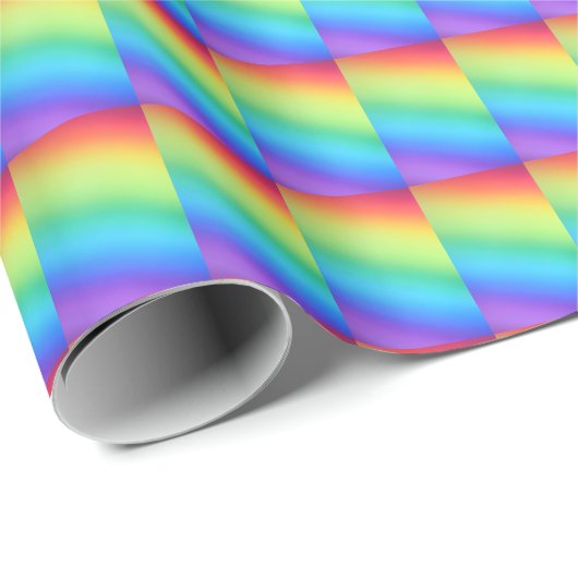 Regenbogen Geschenkpapier (Rolleneckpunkt)