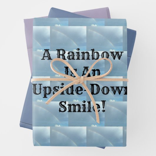 Regenbogen! Geschenkpapier Set (Beispiel)