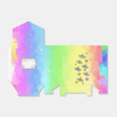Regenbogen Geschenkschachtel (Ungefaltet)