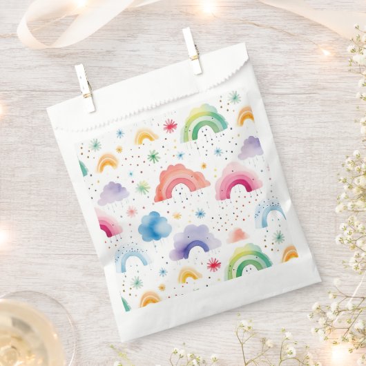 Regenbogen Geschenktütchen (Ausgeschnitten)