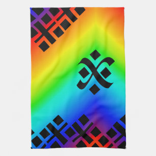 Regenbogen Geschirrtuch