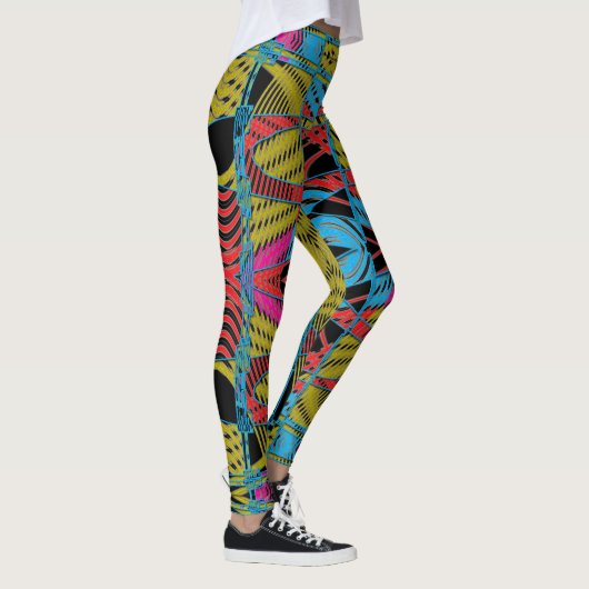 Regenbogen geschnürt leggings (Rechts)