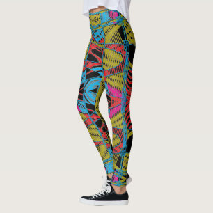 Regenbogen geschnürt leggings