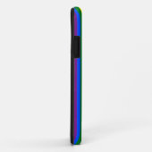 Regenbogen gestreift mit Monogramm Case-Mate iPhone Hülle (Hinten/Rechts)