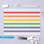 Regenbogen-gestreiftes Seidenpapier (Handwerk)