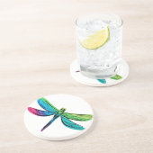 Regenbogen Getränkeuntersetzer (Seite)