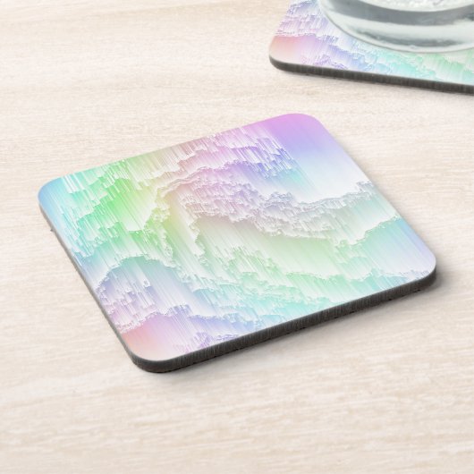 Regenbogen Getränkeuntersetzer (Linke Seite)