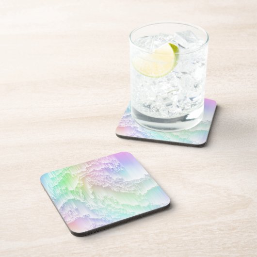 Regenbogen Getränkeuntersetzer (Rechte Seite)