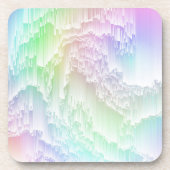 Regenbogen Getränkeuntersetzer (Vorderseite)