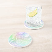 Regenbogen Getränkeuntersetzer (Seite)