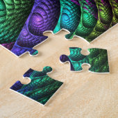 Regenbogen-gewundene Fraktal-Beschaffenheit Puzzle (Seite)