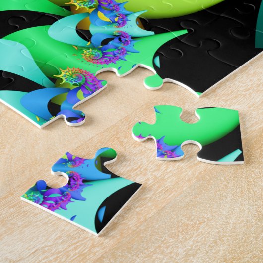Regenbogen-gewundene Fraktal-Kunst Puzzle (Seite)