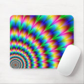 Regenbogen-gewundene optische Täuschung Mousepad (Mit Mouse)