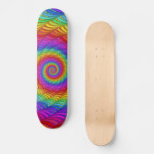 Regenbogen-gewundene Spitzen-Skateboarding Skateboard (Vorderseite)