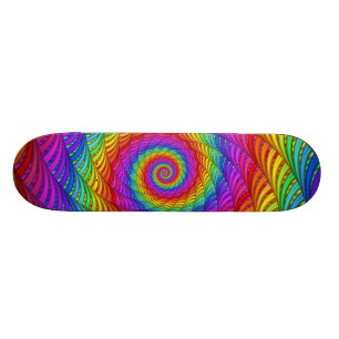 Regenbogen-gewundene Spitzen-Skateboarding Skateboard