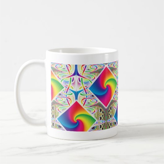 Regenbogen-gewundene Tasse (Links)
