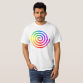 Regenbogen-gewundener T - Shirt (Vorne ganz)