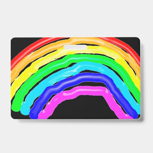 Regenbogen gezeichnet ausweis (Vorderseite)
