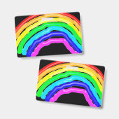 Regenbogen gezeichnet ausweis (Vorder- & Rückseite)