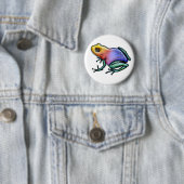 Regenbogen-Gift-Pfeil-Frosch Button (Beispiel)