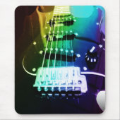 Regenbogen-Gitarre Mousepad (Vorne)
