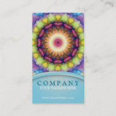 Regenbogen-Glas-Mandala Visitenkarte (Vorderseite)