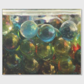 Regenbogen-Glas marmort hohes Glanz-Packpapier Geschenkpapier (Flach)