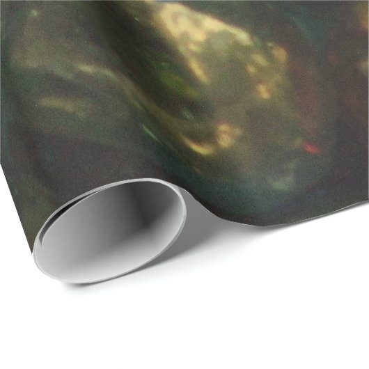 Regenbogen-Glas marmort hohes Glanz-Packpapier Geschenkpapier (Rolleneckpunkt)