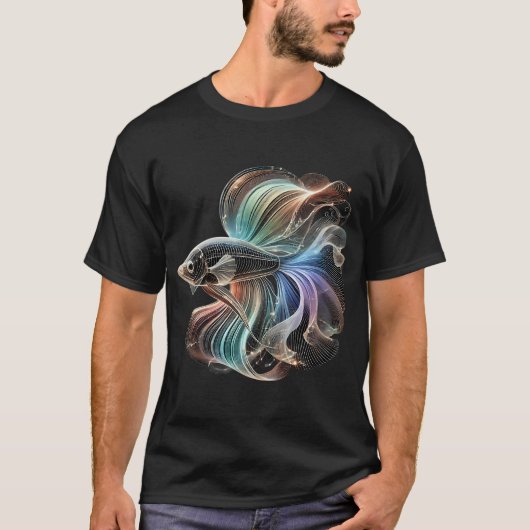 Regenbogen-Glasfisch T-Shirt (Vorderseite)