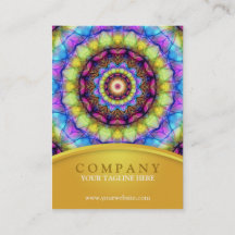 Regenbogen-GlasMandala - mollig